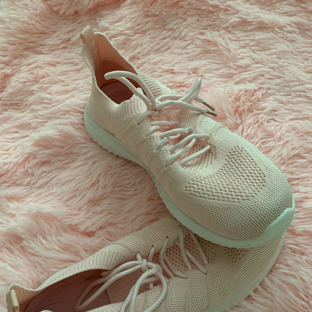 Pink slip on shoe  gently worn